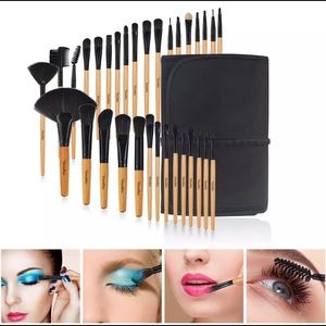 32 pieces Makeup Brushes Foundation Eye Shadows Powder Make Up Brushes ToolBag